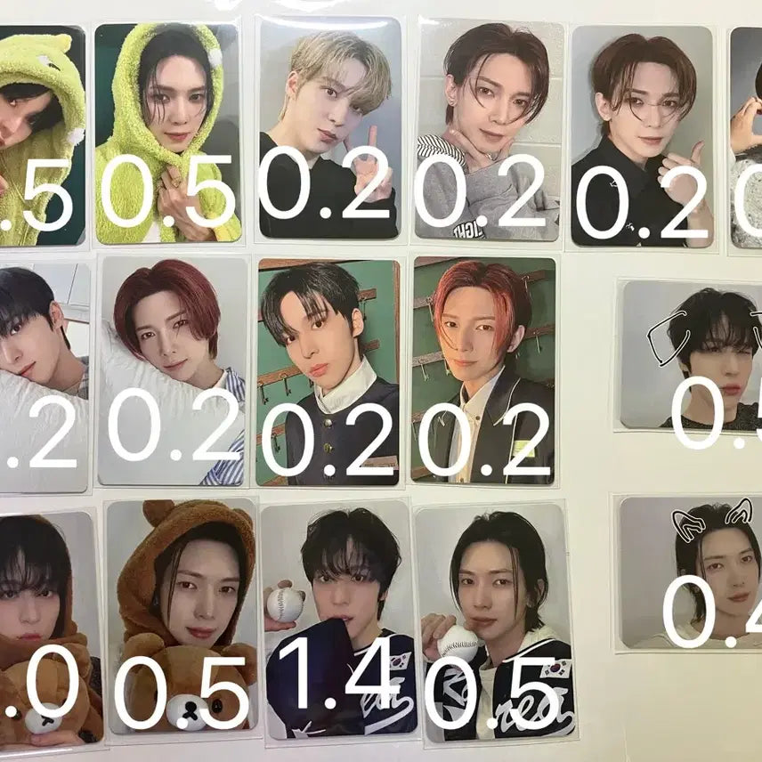 에이티즈 윤호 여상 미공포 양도 ATEEZ 포카 포토카드 골든아워
