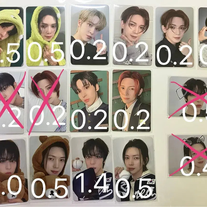 에이티즈 윤호 여상 미공포 양도 ATEEZ 포카 포토카드 골든아워