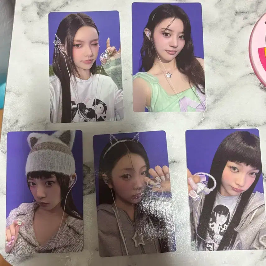 아일릿 인이어 포카 5종