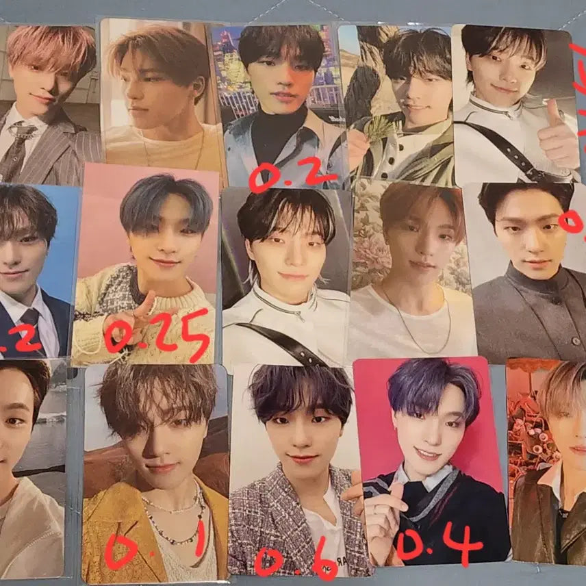 세븐틴 seventeen 포토카드 양도 정한 원우 도겸 디노 호시