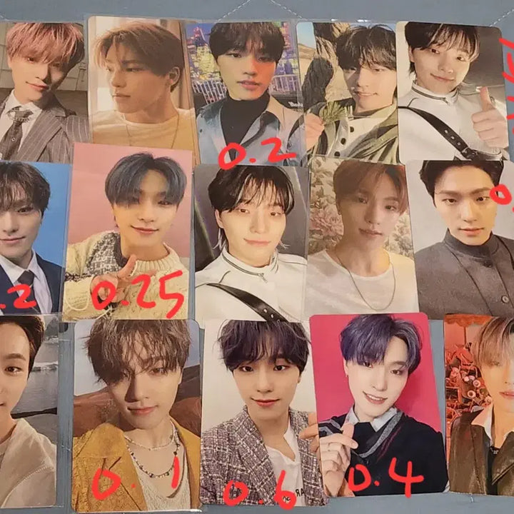 세븐틴 seventeen 포토카드 양도 정한 원우 도겸 디노 호시