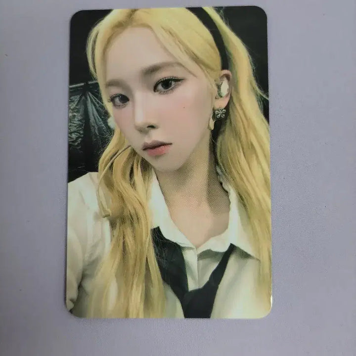 에스파 마이 월드 사운드웨이브 럭드 카리나 특전 포카 양도