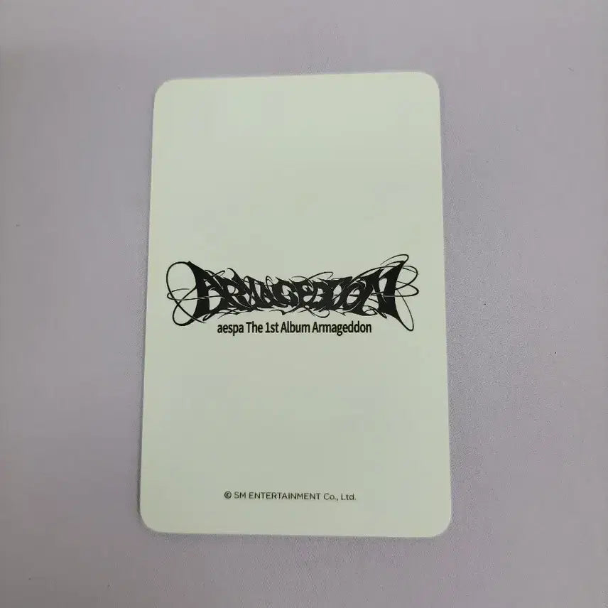 에스파 아마겟돈 케타포 윈터 특전 포카 양도