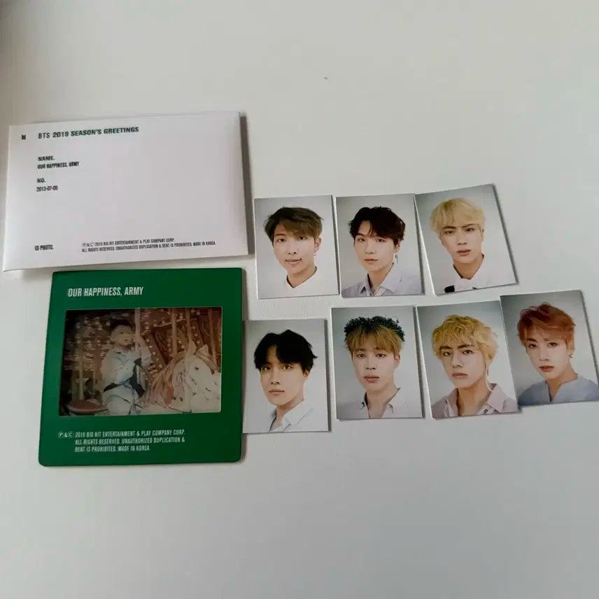 방탄 2019 시즌그리팅 베이비포토 석진
