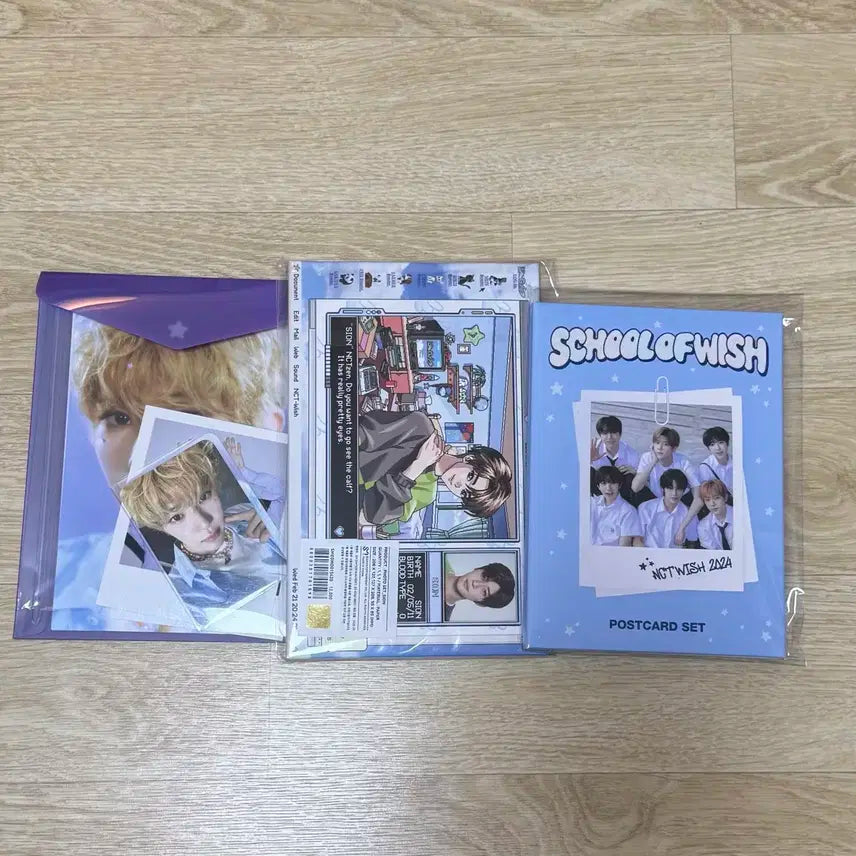 엔시티위시 시온 시즌그리팅, 로그인엠디, 스쿨오브위시 스오위 포토팩 일괄