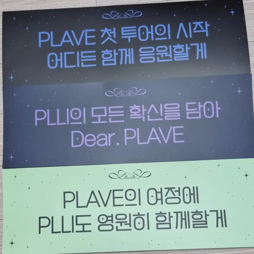 플레이브 콘서트 빅포카 +플리존 포카세트 +슬로건