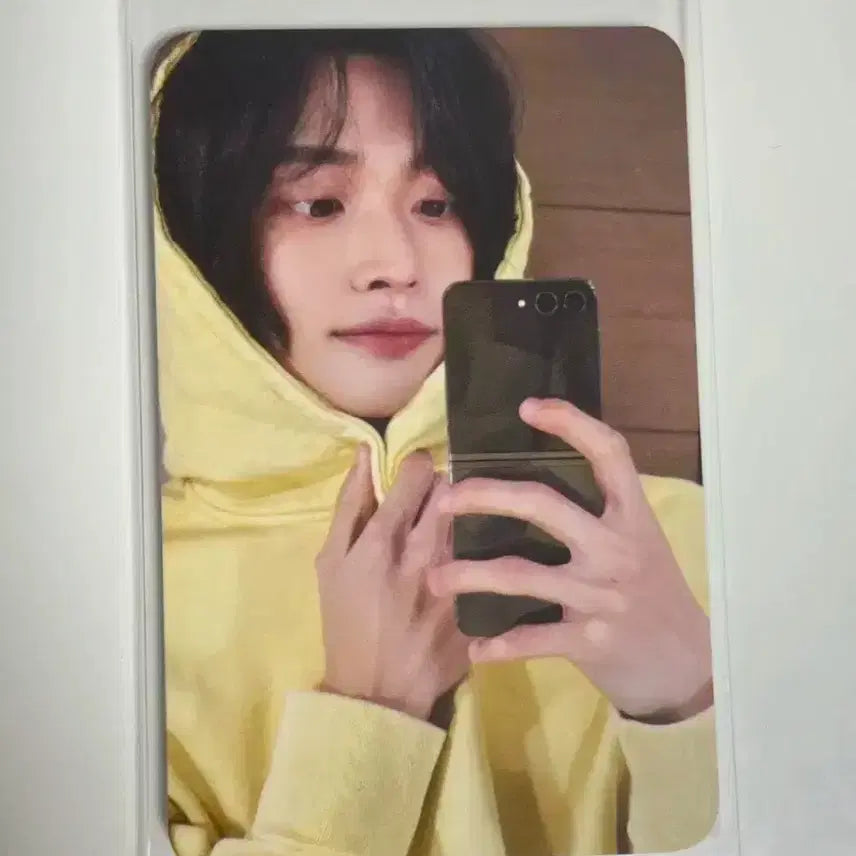 배송비포함) 라이즈 원빈 팝업 10만원 특전 노랑 후드 포카 양도