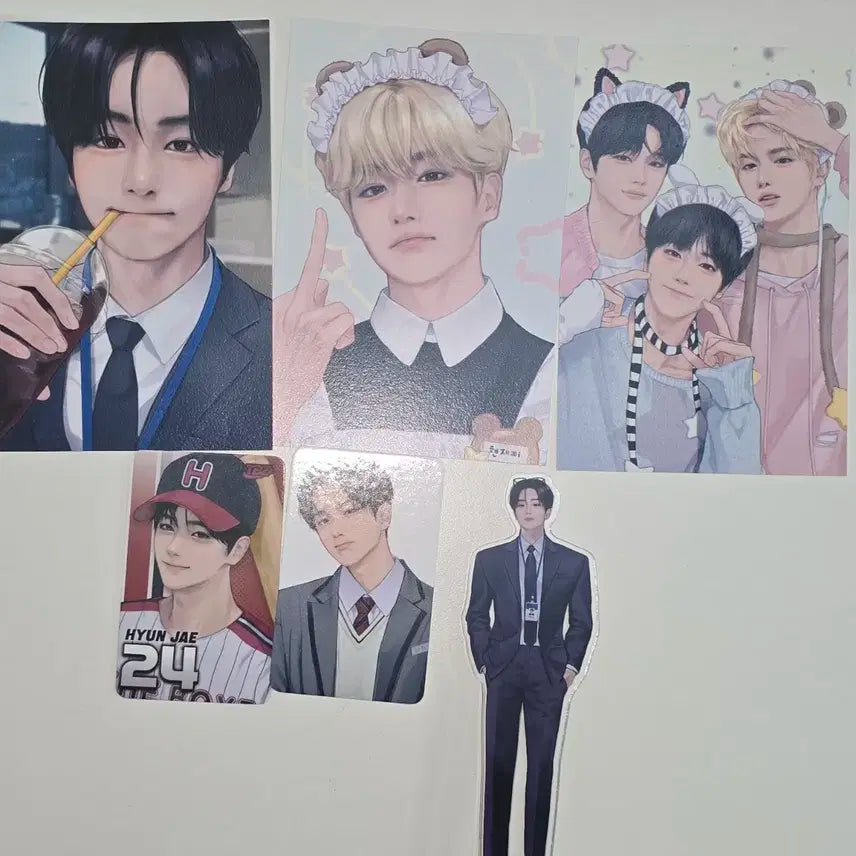 더보이즈 현재 아크릴 스탠드 포카 엽서