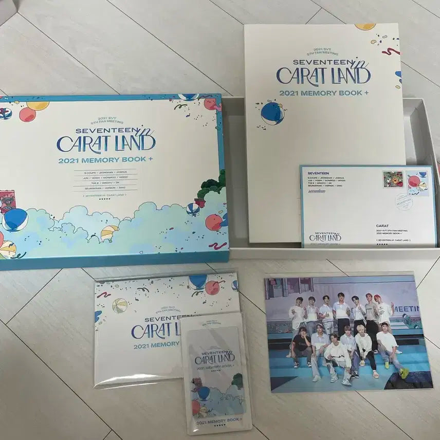 세븐틴 2021 캐럿랜드 dvd 포토북