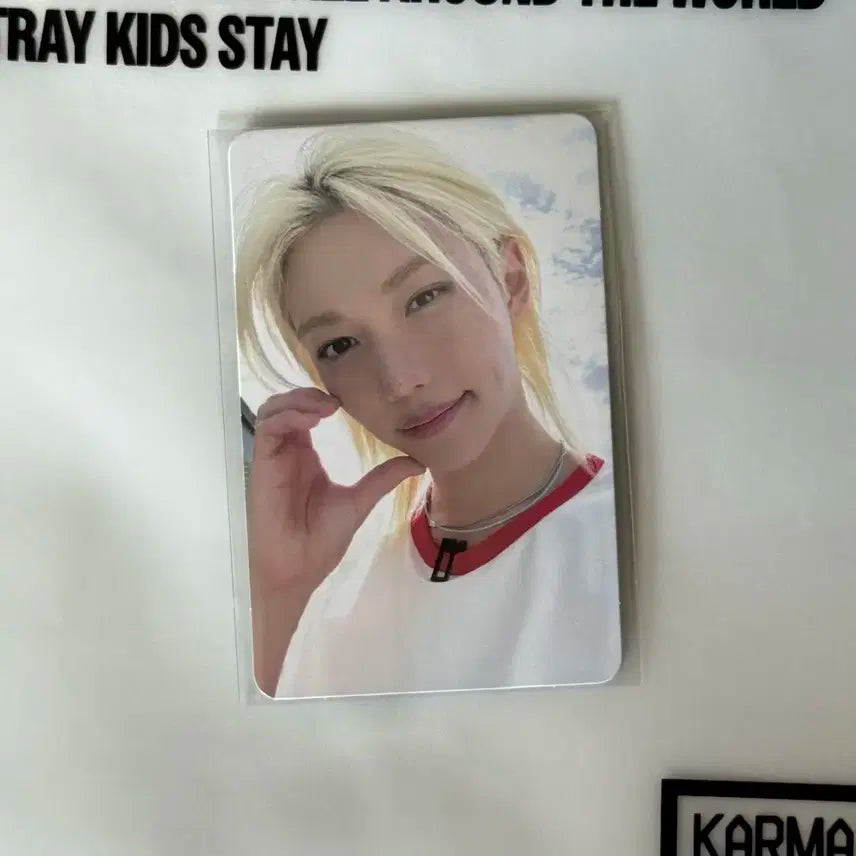 스키즈 필릭스 카르마 1주차 공방 포카(미개봉)