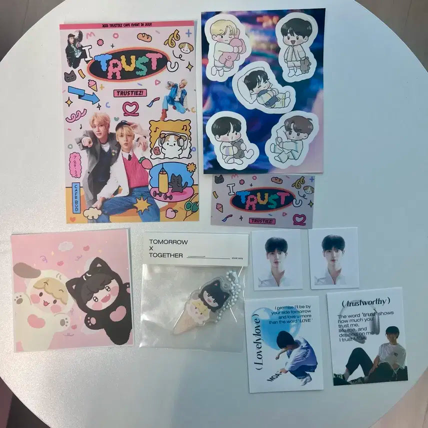 투바투 수빈 태현 신뢰즈 카페 특전