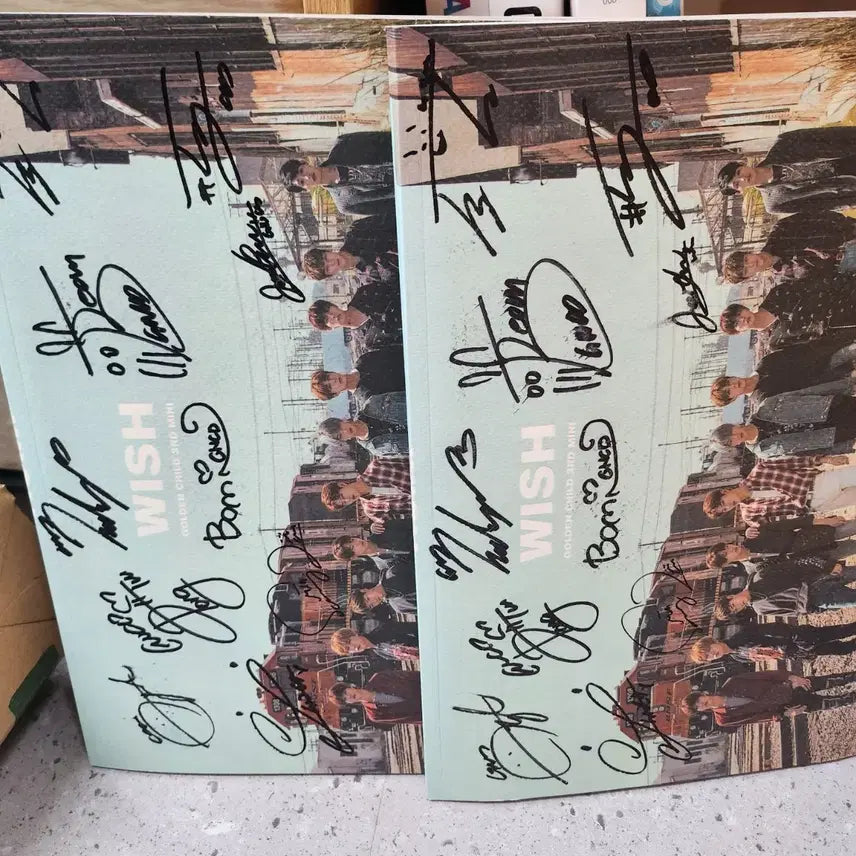 골든차일드 WISH 친필 사인 앨범 지니 1권