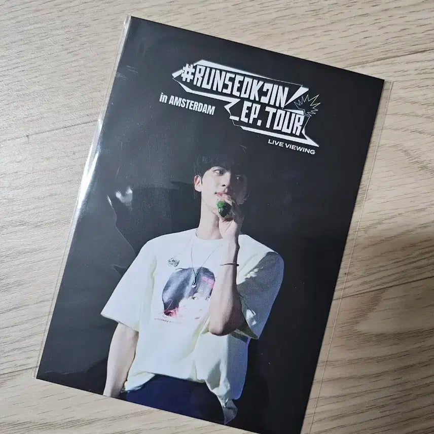 방탄bts 달려라석진 cgv 특전엽서포카 라이브뷰잉run jin poca
