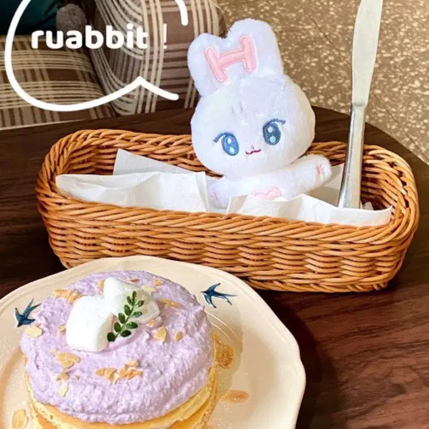 특전포함) 앤팀 하루아 10cm 인형 루아빗 핑크