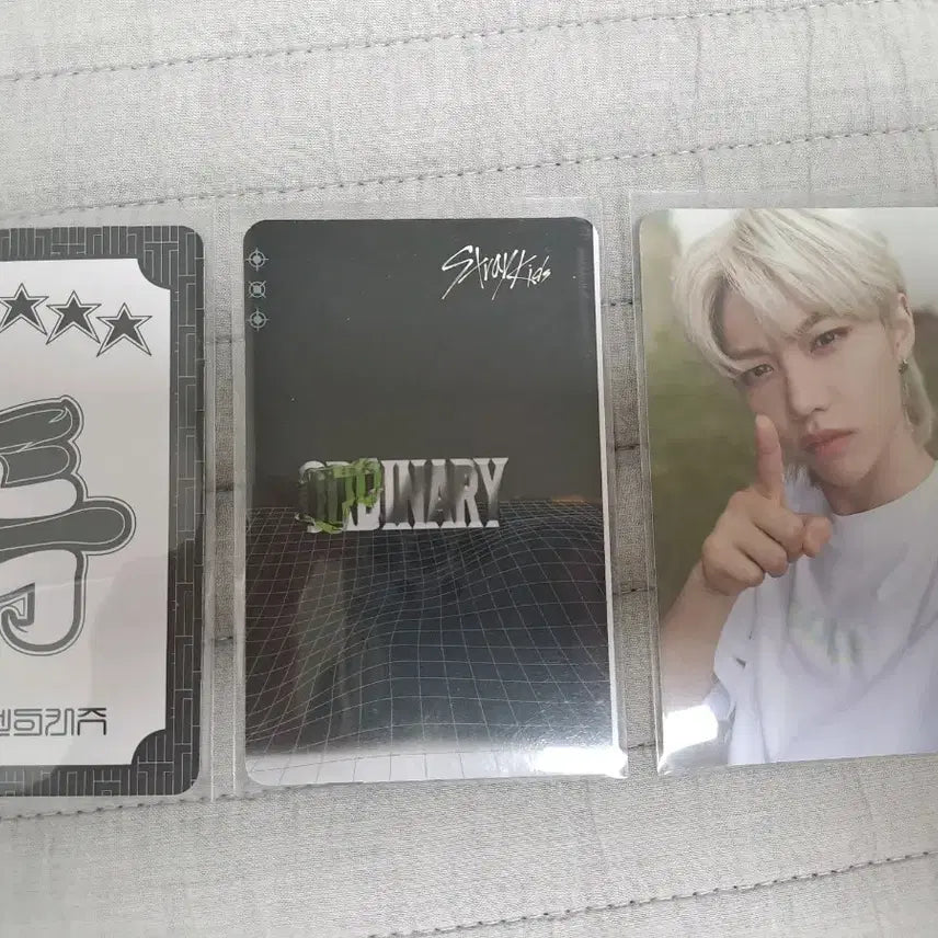 스키즈 스트레이키즈 용복 필릭스 특 오디너리 양면포카 일괄