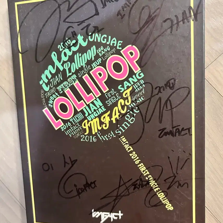 Imfact 사인앨범