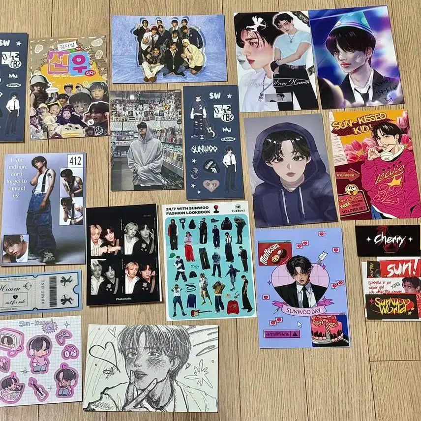 더보이즈 프리쿠라 증사 생카 일괄판매 선우