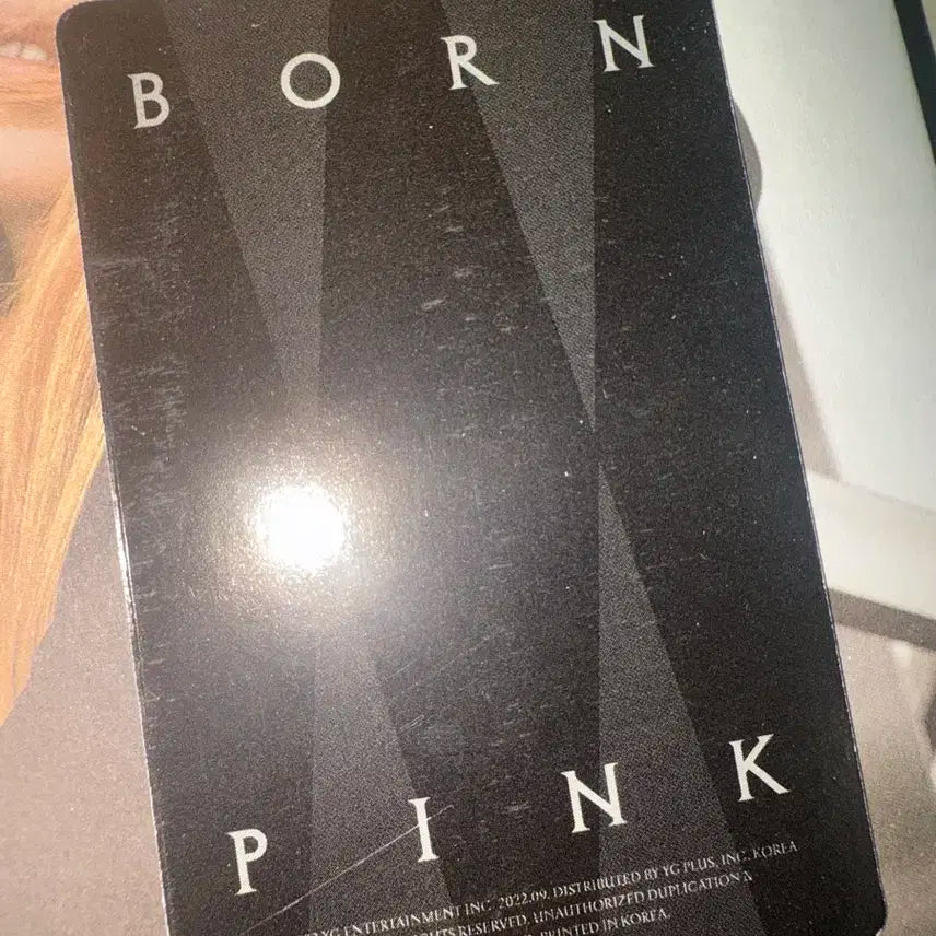 블랙핑크 본핑크 디지팩 앨범 제니 포카포함