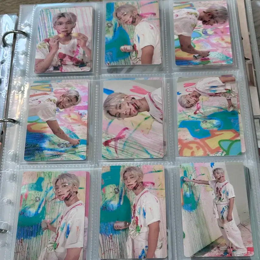 세븐틴 원우 물감포카 일괄 양도