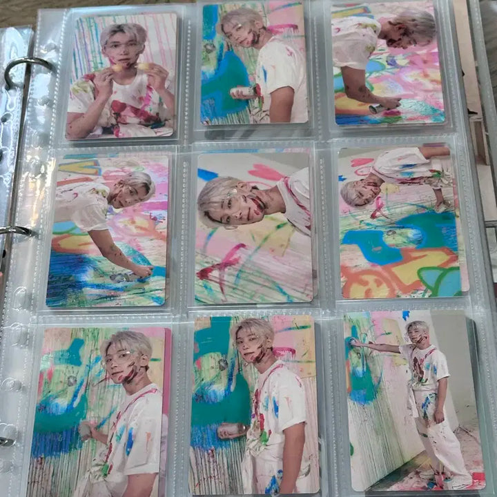 세븐틴 원우 물감포카 일괄 양도