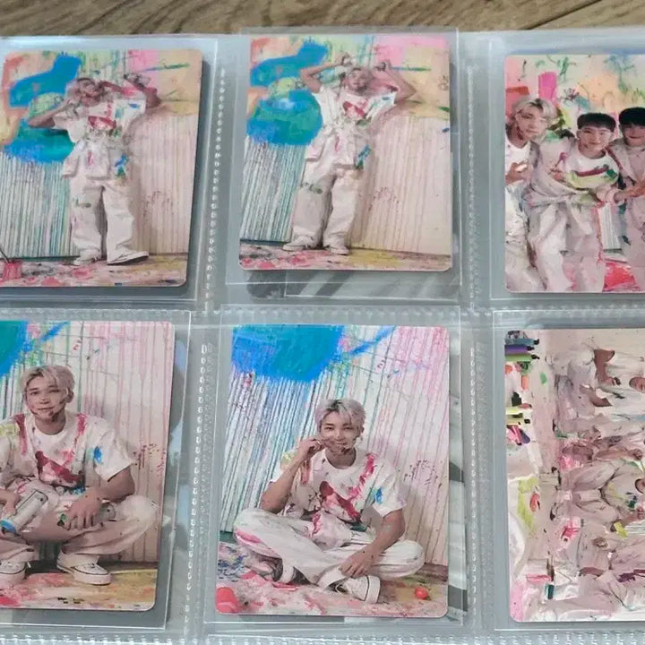 세븐틴 원우 물감포카 일괄 양도