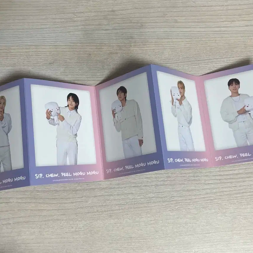 세븐틴 모구모구 폴딩 포토카드 보컬팀c