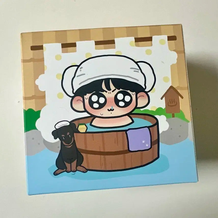 정국 꾸꾸사우나 팝업 목욕뚜기 피규어(미개봉)
