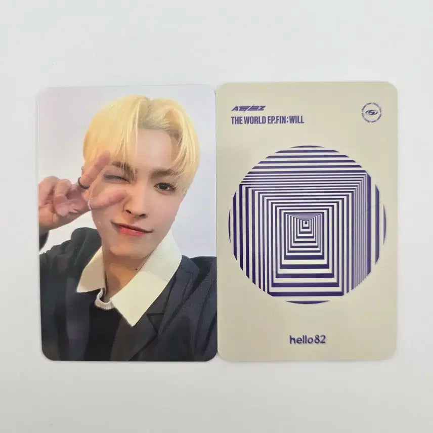 에이티즈 바운시 LA팬싸 특전 홍중 포카