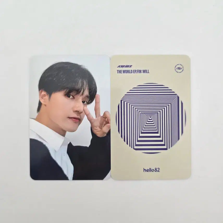 에이티즈 바운시 LA팬싸 특전 우영포카