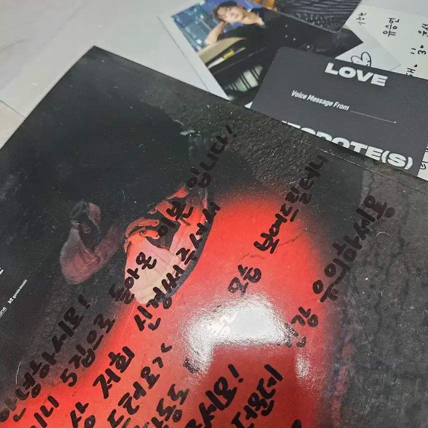 이븐 EVNNE 5집 싸인 멘트 포카 비매 앨범