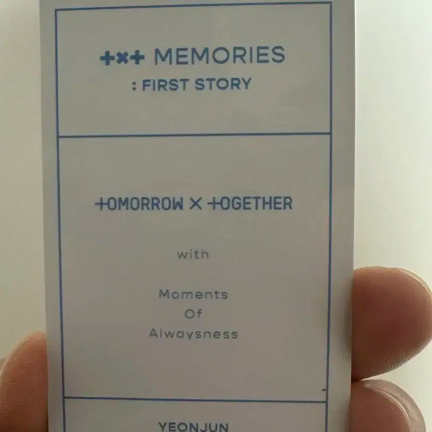 투바투 TXT 메모리즈1 연준 포카 양도합니다.