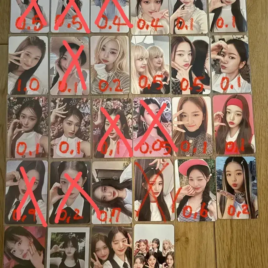 아이브 이서 원영 리즈 레이 유진포카 판매