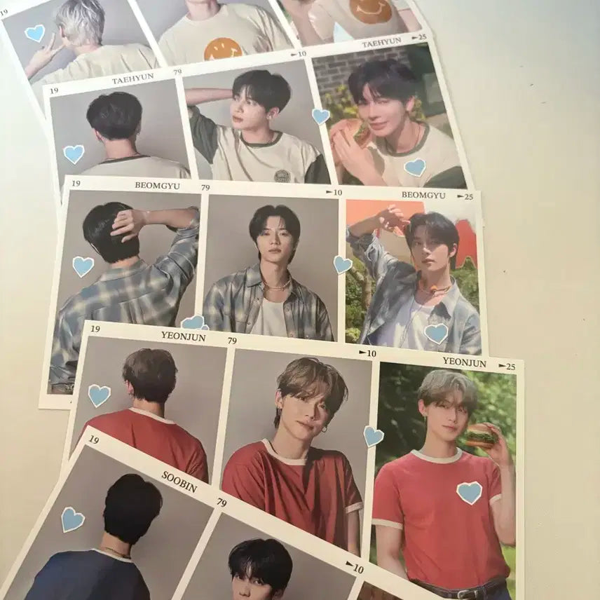 투바투 롯데리아 포카 판매