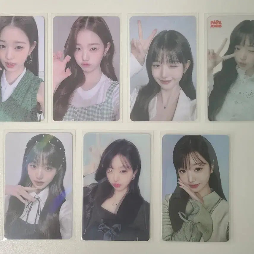 아이브 원영 파파존스 포카 일괄 1차 2차 4차 5차 6차 7차 8차