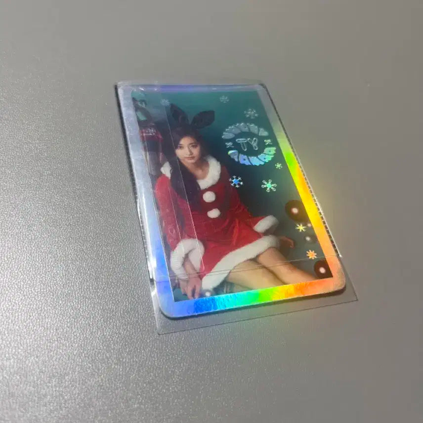 트와이스 쯔위 lane1 크리스마스 에디션 포토카드 포카