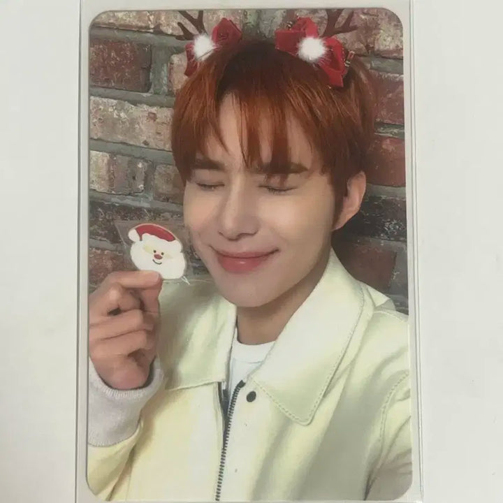 NCT 127 엔시티일이칠  정우 핑크 크리스마스 포카