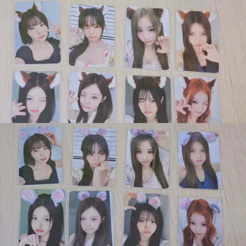 세이마이네임 어레이즈 포토카드 미공포 럭키드로우 2종 풀세트(16매)