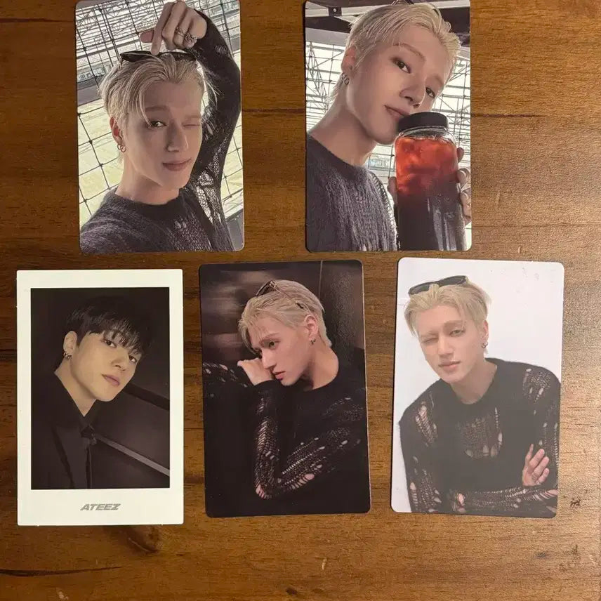 에이티즈 우영 레몬드랍 포카 일괄