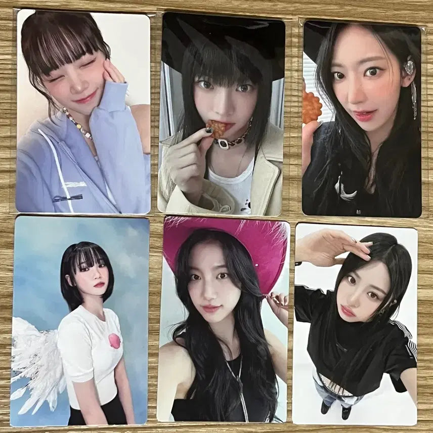 르세라핌 포카 및 UNFORGIVEN 앨범 굿즈