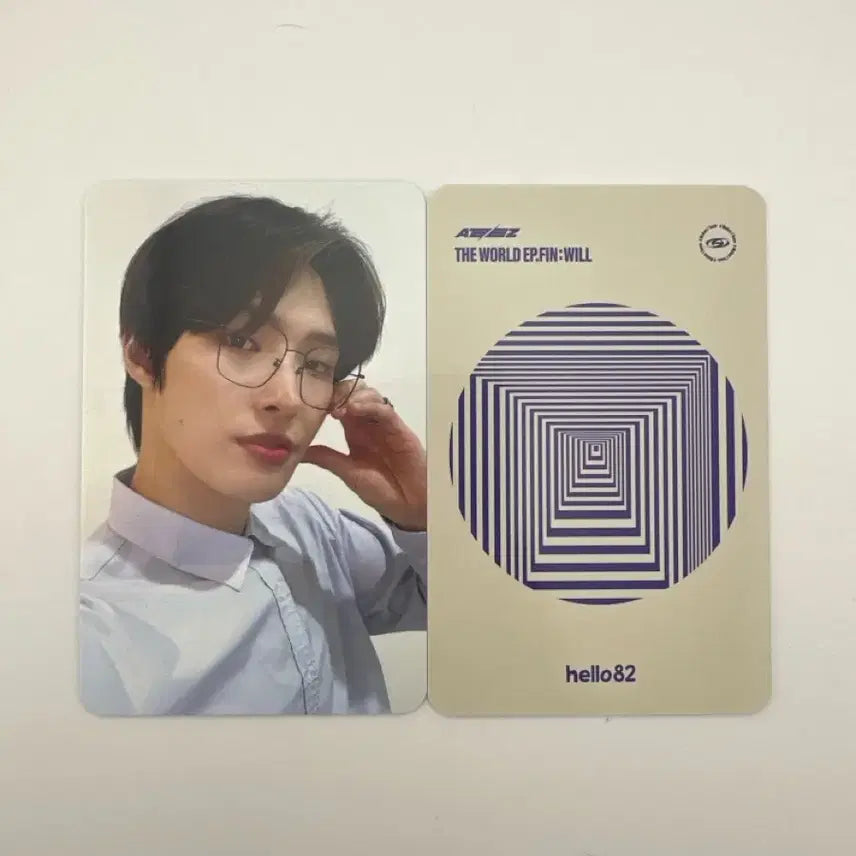 에이티즈 LA팬싸 민기 포카