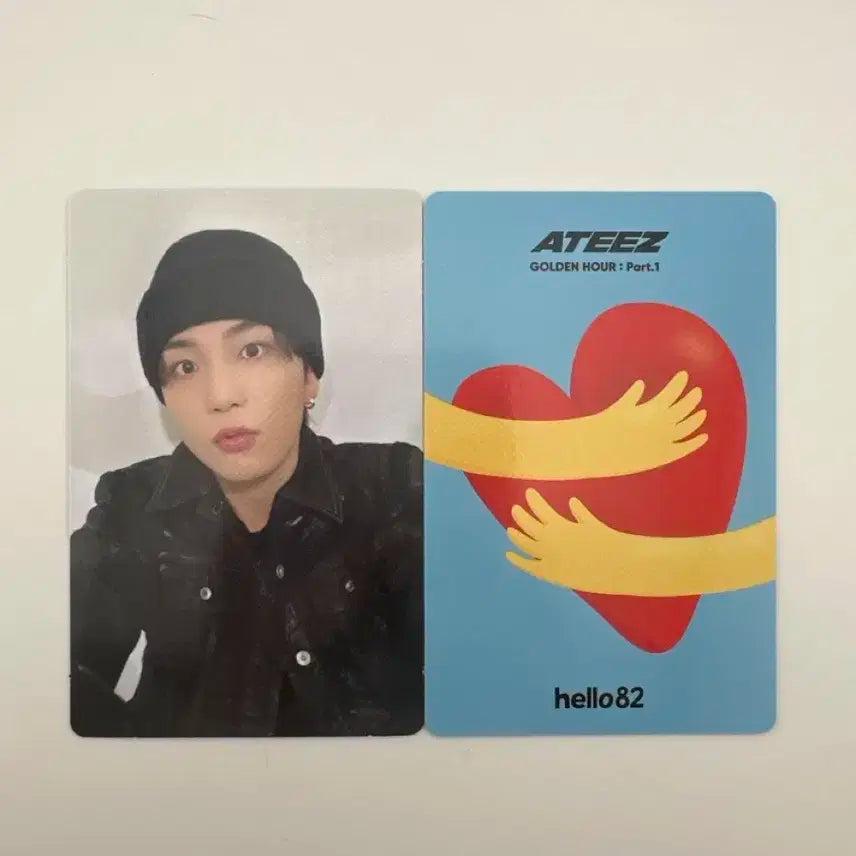 에이티즈 미국 포카 허그 버젼 종호 포카