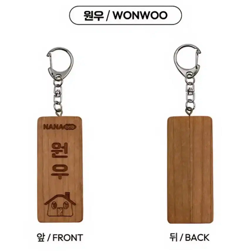 나나민박 명패 키링 원우 미개봉