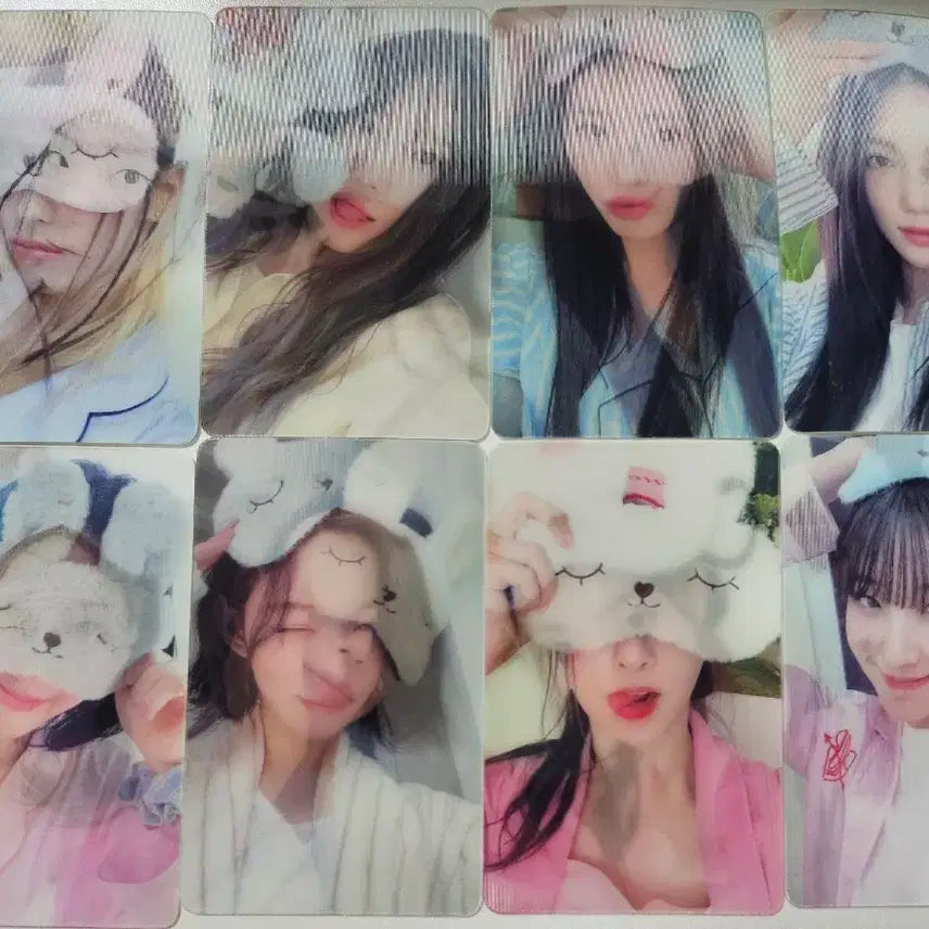 프로미스나인 언락마이월드 특전 안대 포카 세트