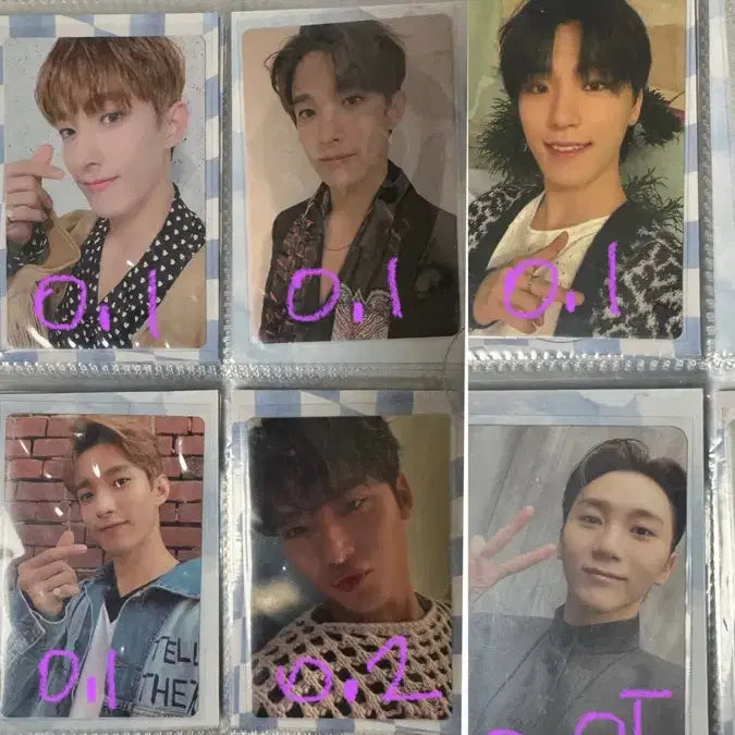 세븐틴 포토카드 일괄
