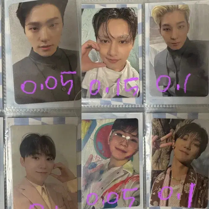 세븐틴 포토카드 일괄