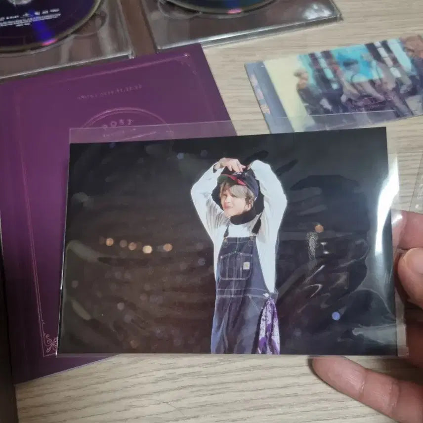 방탄 일본 매직샵 블루레이 지민 인화사진 포함 풀셋 양도.  bts