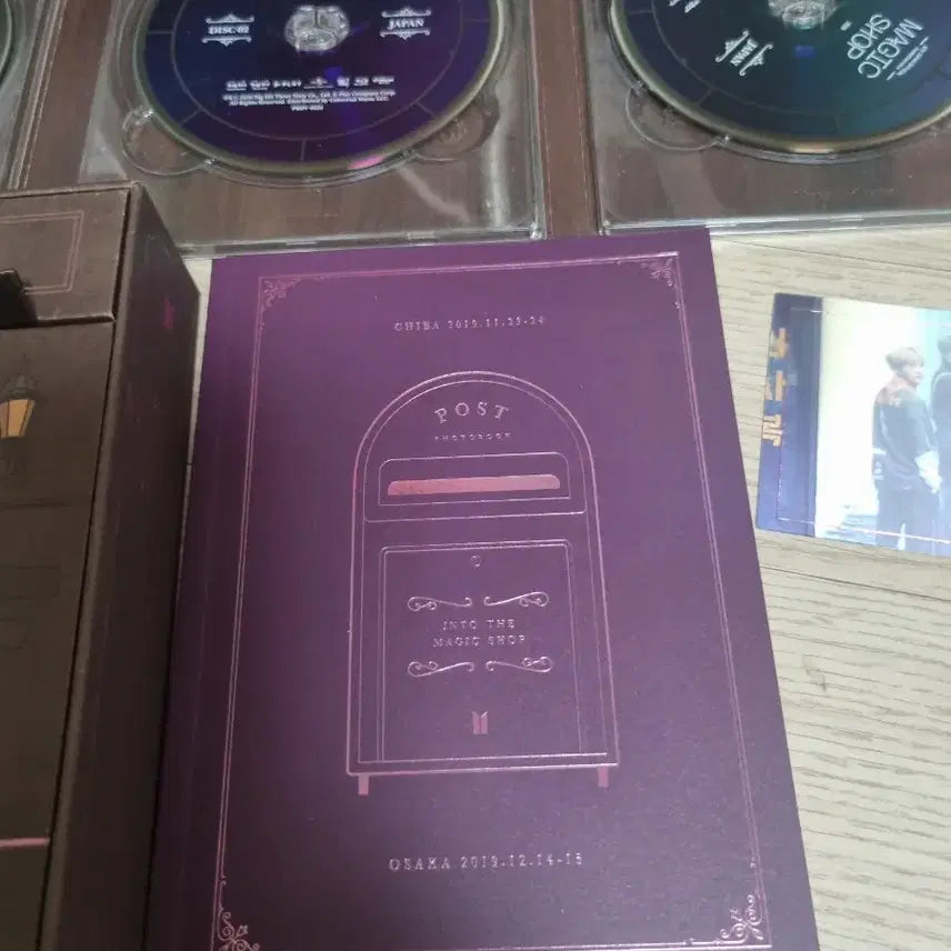 방탄 일본 매직샵 블루레이 지민 인화사진 포함 풀셋 양도.  bts