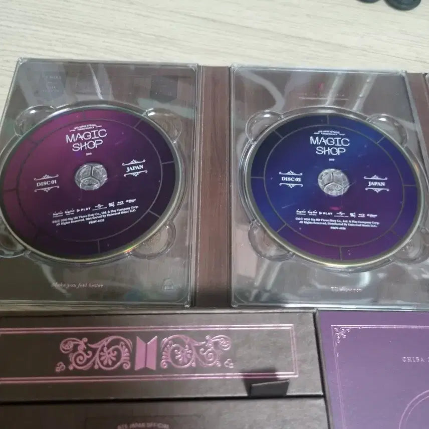 방탄 일본 매직샵 블루레이 지민 인화사진 포함 풀셋 양도.  bts