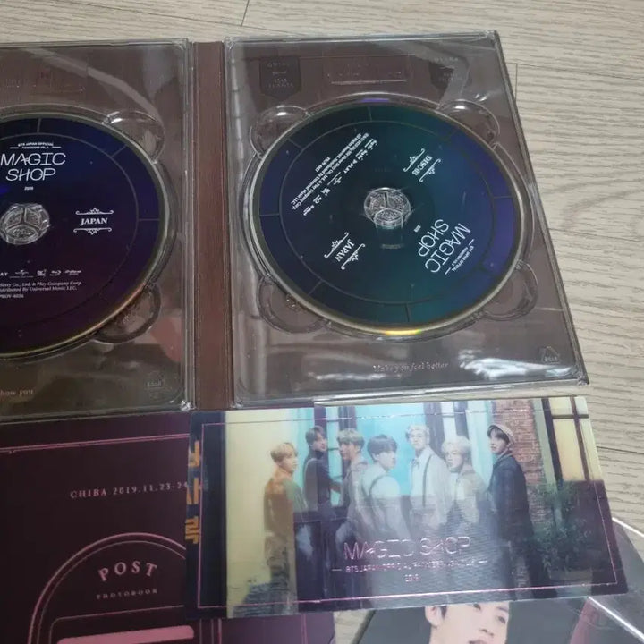 방탄 일본 매직샵 블루레이 지민 인화사진 포함 풀셋 양도.  bts