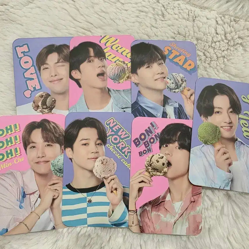 방탄 BTS 베스킨라빈스 포카